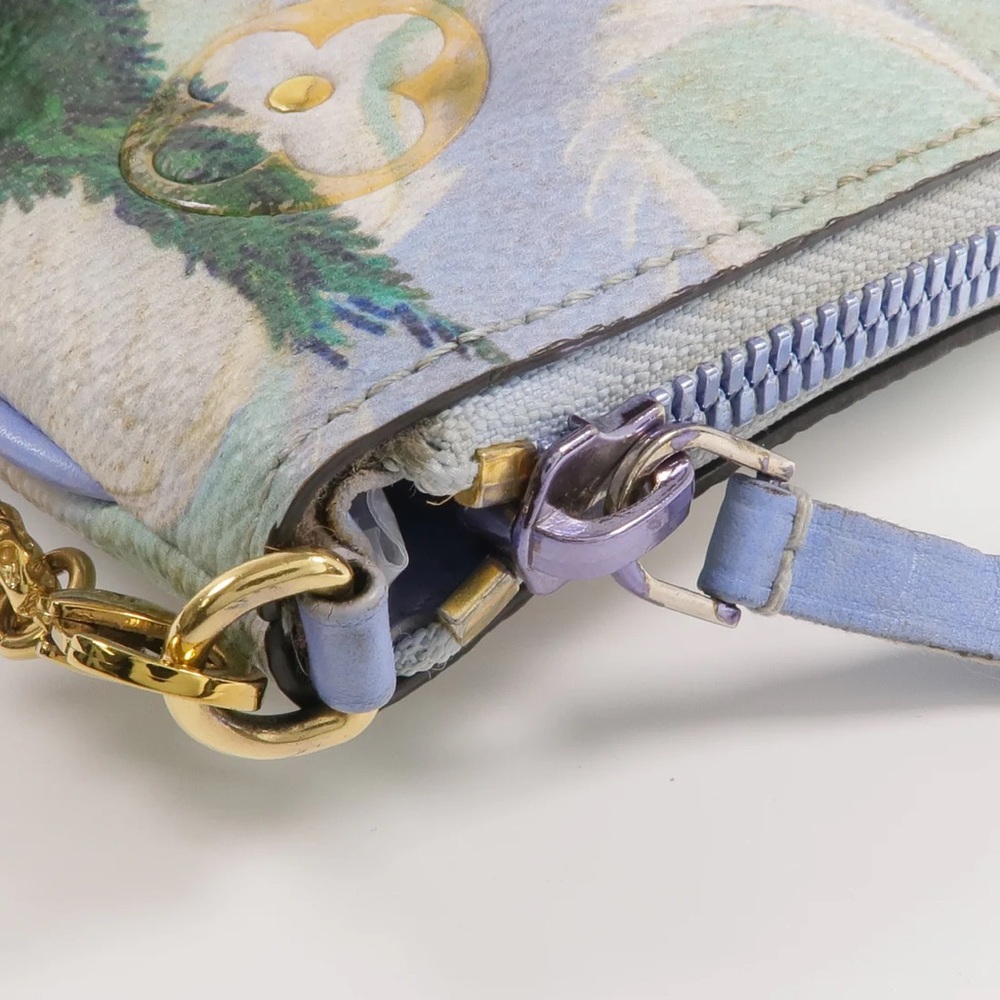 Louis Vuitton Jeff Koons Pochette Van Gogh Chain Pouch Masters Collection M64620 - Picture 15 of 16